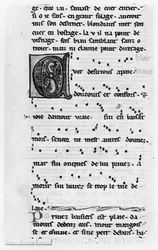 Ms.Fr 844 fol.138v Chanson de Blondel de Nesles (fin du 12ème siècle)